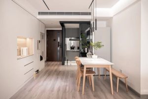 珠海华发又一城100平米原木奶油风