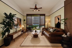 珠海华发绿洋湾102㎡中古风