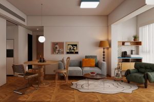 珠海华发峰景名苑84㎡混搭风